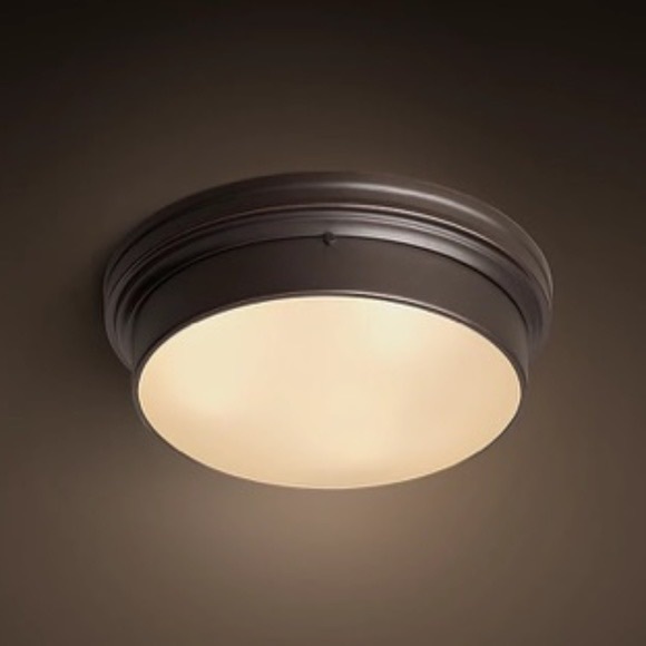 NIB Restoration Hardware 12” Turner Flushmount Ceiling Light (1 available) - Picture 1 of 4